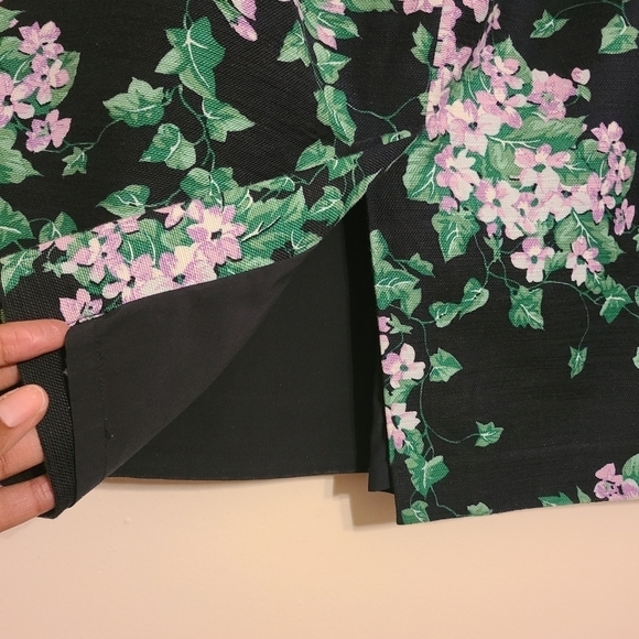 Talbots Oprah Magazine Collection | Women's Floral Print Pencil Skirt (Size 18) - Picture 13 of 15